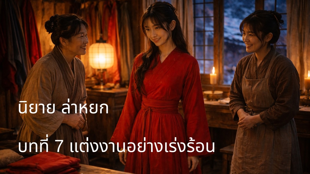 นิยายแปล ล่าหยก บทที่ 7 แต่งงานอย่างเร่งร้อน