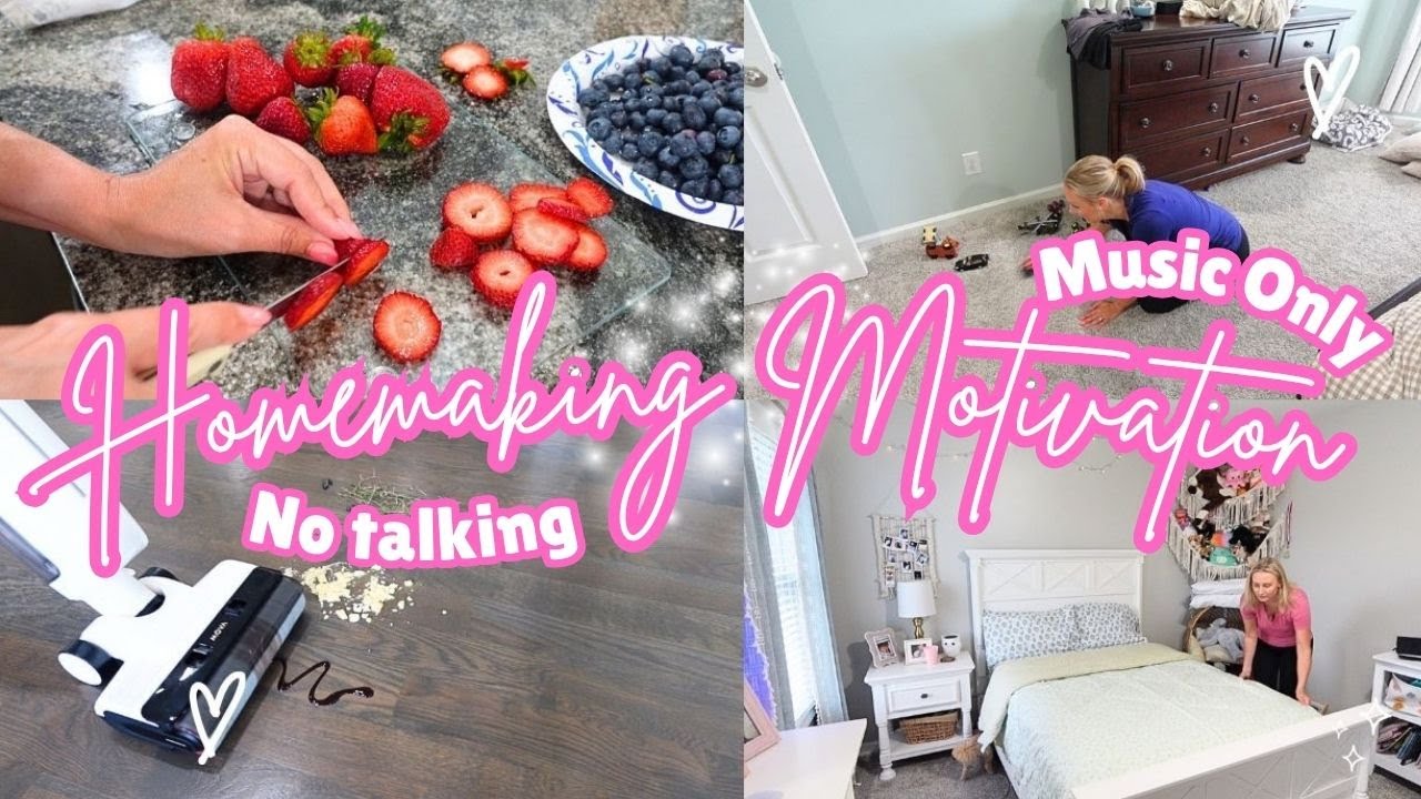 Clean With Me | No Talking Cleaning Motivation | Relaxing Homemaking & Music Only