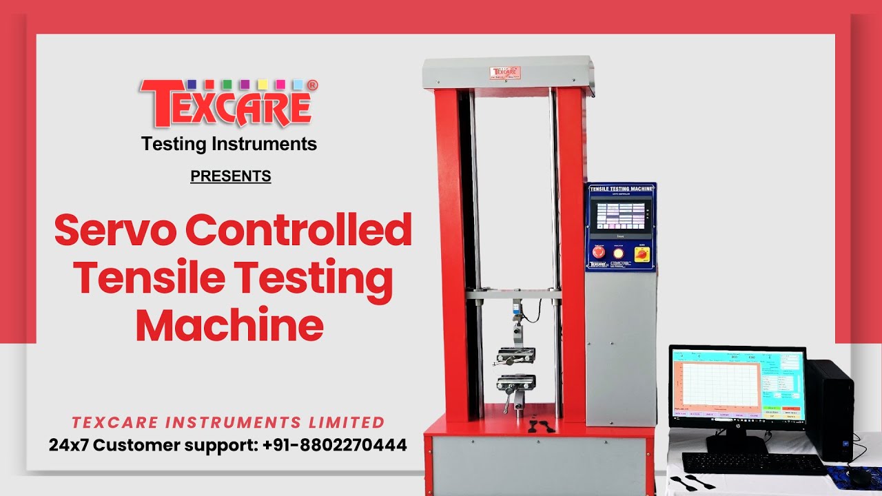 Computerised Tensile Testing Machine, Servo Based Computerised UTM, for metals, plastics, textiles