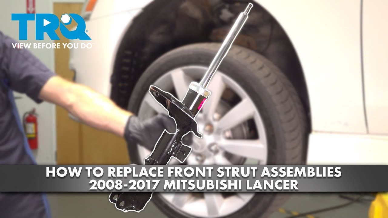 Как заменить передние стойки в сборе на Mitsubishi Lancer 2008-2017