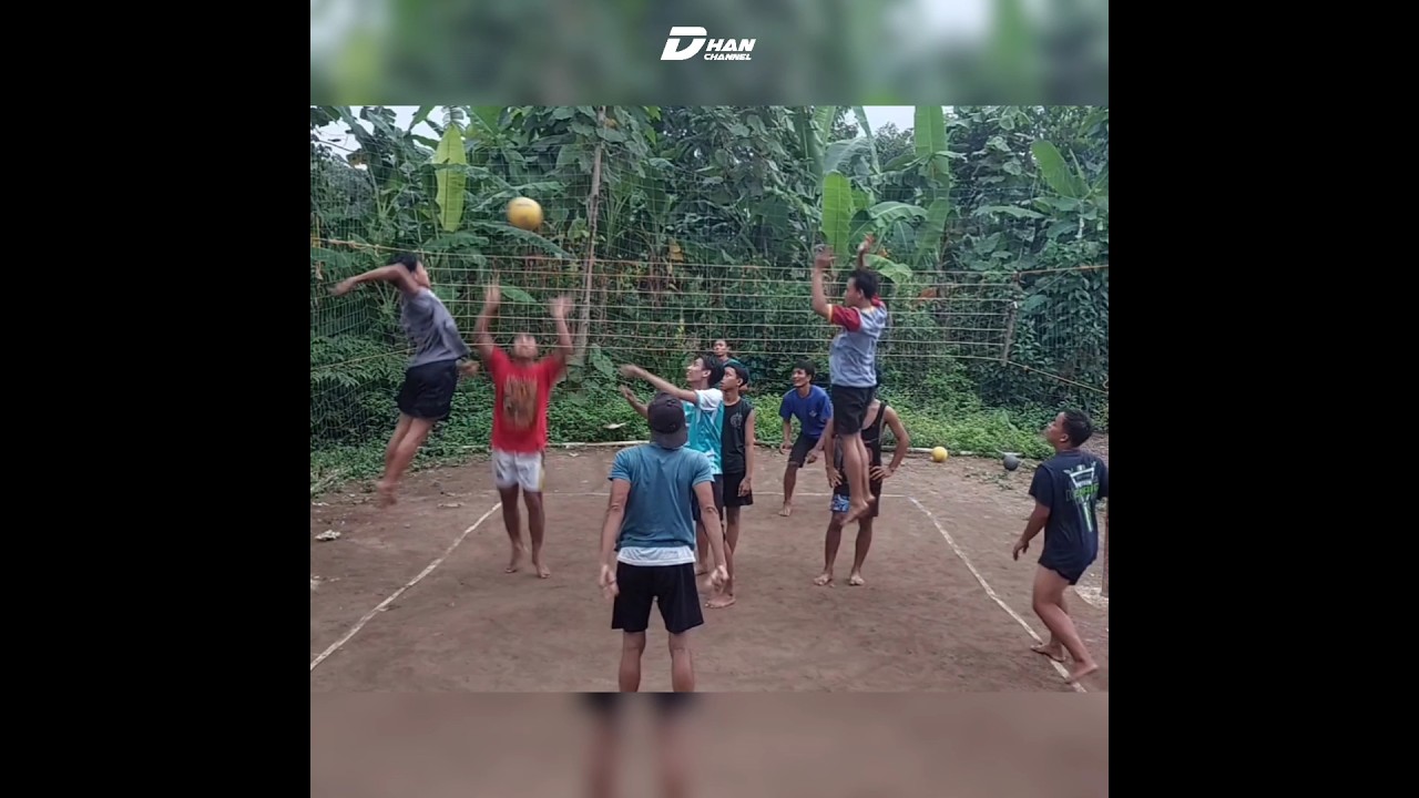 Afternoon volleyball in the village💥
