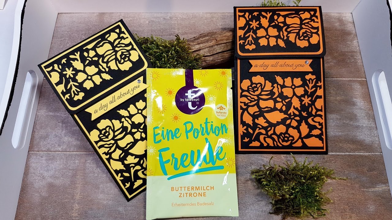 Anleitung: Verpackung für Badesalz mit Stampin'Up! Produkten