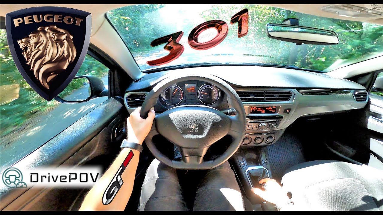 Peugeot 301 Facelift 1.6 HDi 2018 | 100HP-254NM | POV TEST DRIVE, ACCELERATION, REVIEW  | #DrivePOV