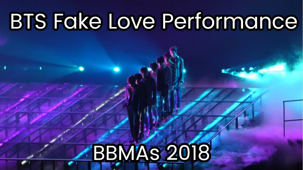 [FANCAM] BBMAs 2018 - BTS (방탄소년단) Fake Love + Audience Reaction