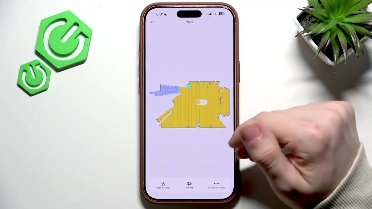 DREAME X30 Ultra - 床に沿って掃除する設定を有効化する