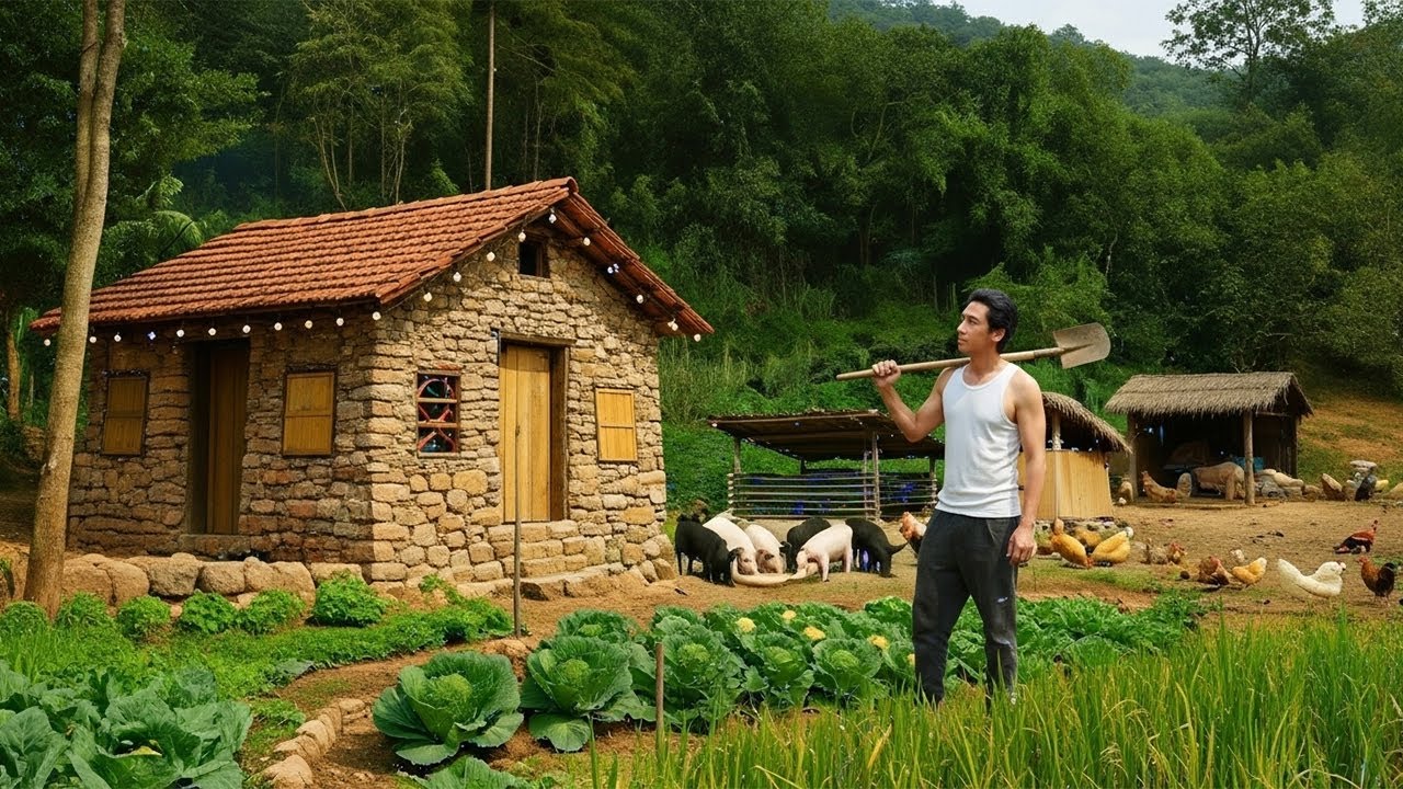 Leaving the city behind: CEO builds a self-sufficient farm life in the forest