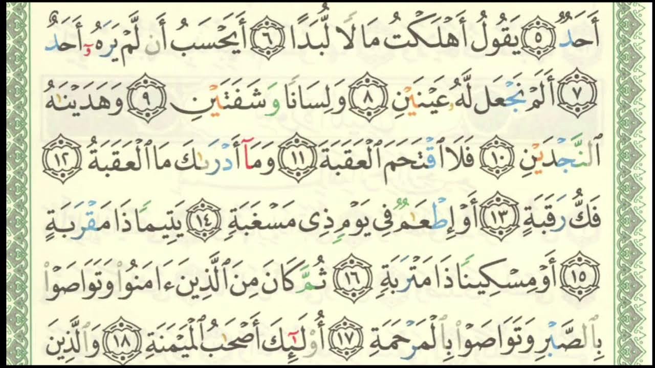 Exégèse de Sourate Al-Balad