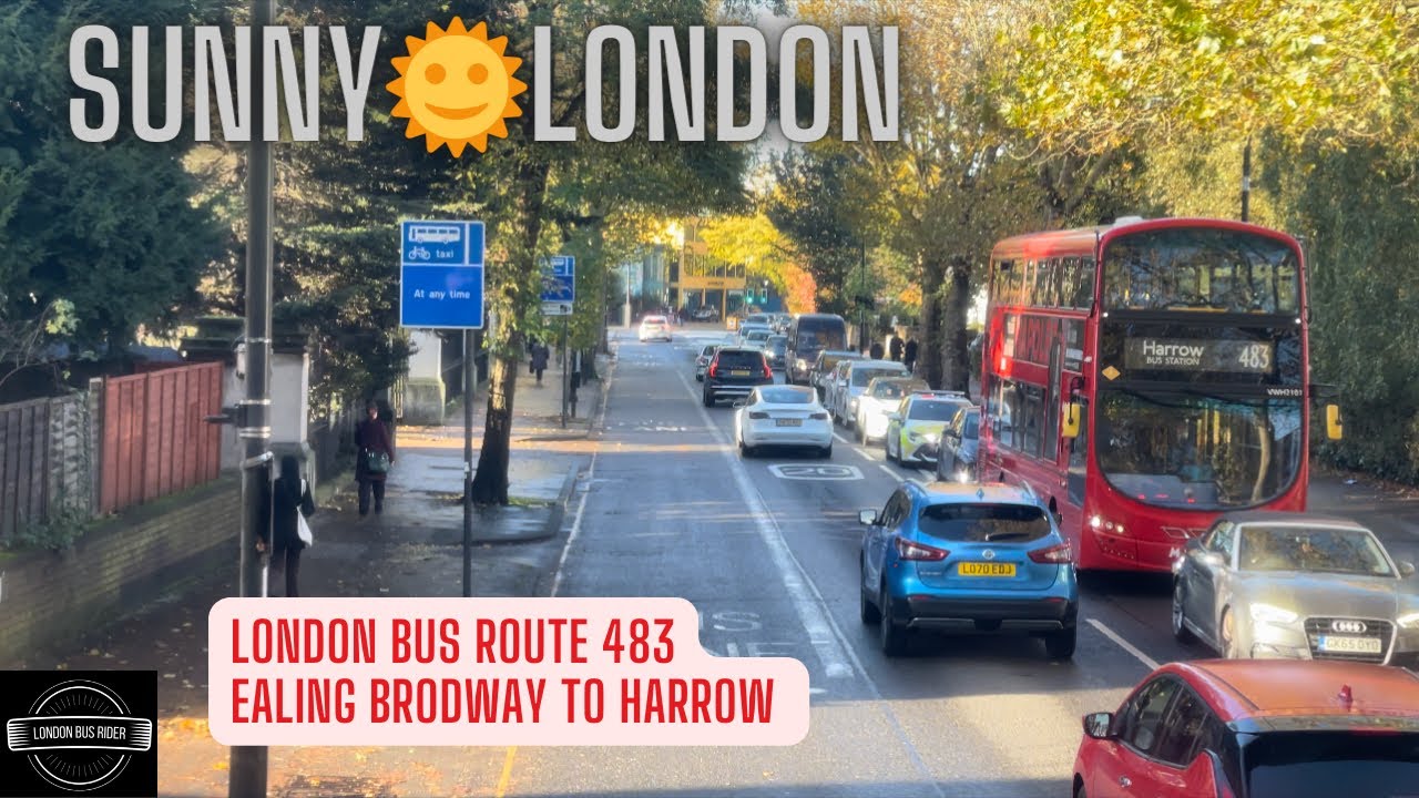 🚌 All aboard Bus Route 483 – where every stop tells a story of London's diversity and charm! 🌍🚌🏰