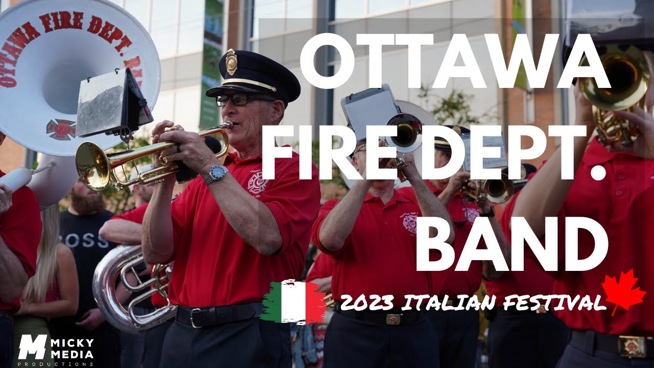 Ottawa Fire Services Band - March and Performance | Ferrari Festival 2023