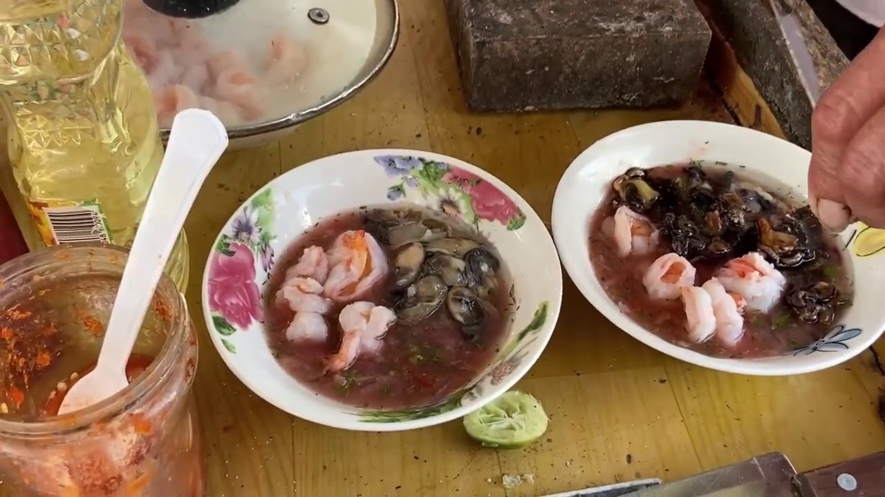Ceviche Mixto Callejero en Babahoyo -Ecuador