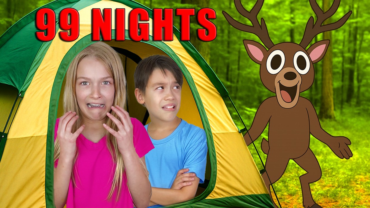 Surviving 99 Nights in the Forest IRL!