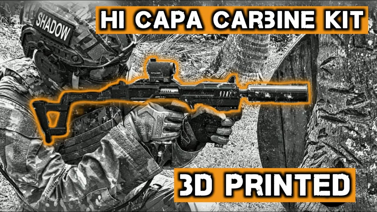 Hi Capa Carbine Kit | 3D Printed | SW02 | Airsoft