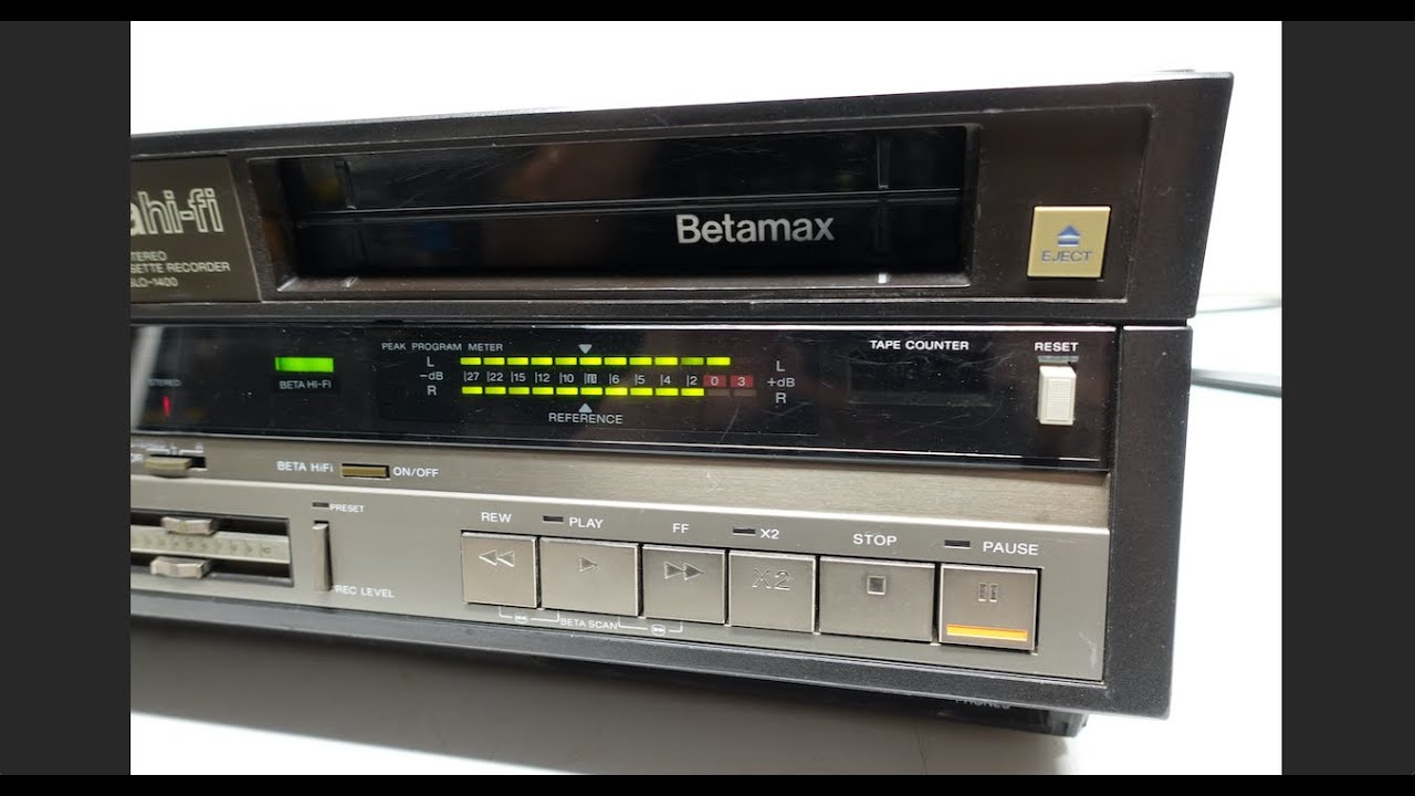 Sony SLO-1400 Industrial Duplicator Beta hi-fi Pause repair April 2025