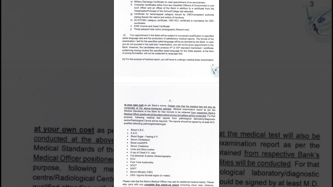 SBI Clerk की DV/MEDICAL E-MAIL आ गई 🤩 MOST Important Points 🔥 #sbiclerk #sbiclerkdv