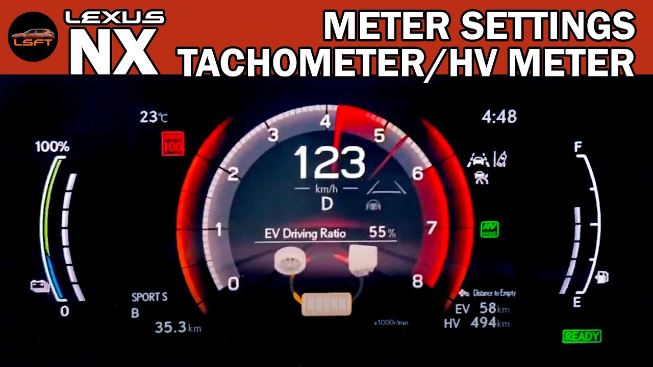 2022-2026 Lexus NX - Meter Settings