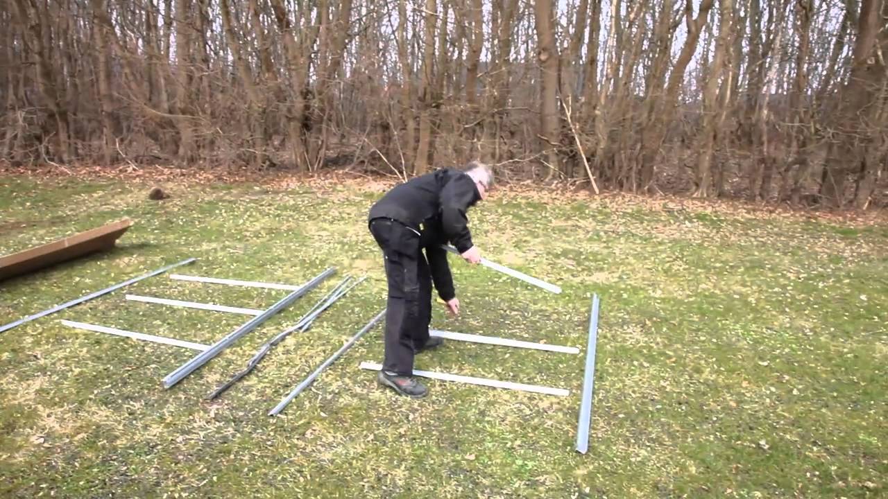 Samling af drivhus - 2. samling af sider og gavl