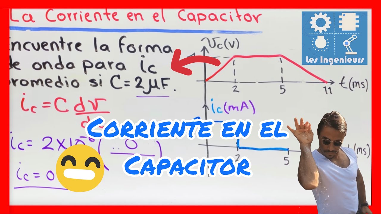 ✅CORRIENTE en el CAPACITOR [TEORÍA +Ejercicio 💪🏻😎💯] Análisis de Circuitos eléctricos