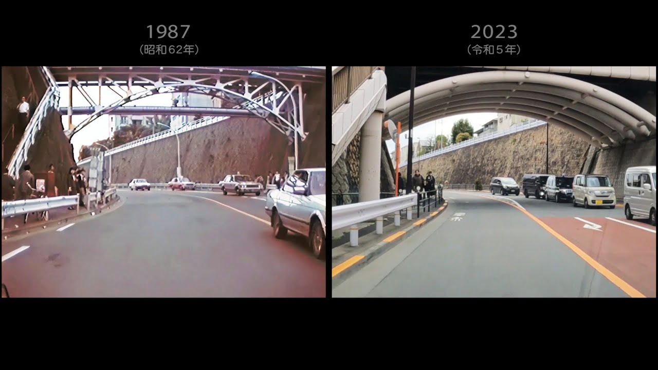昭和62年と令和5年の田端と山手線 シンクロ比較（付録つき）Tabata Area - Tokyo 1987 vs. 2023 Synchronized Video