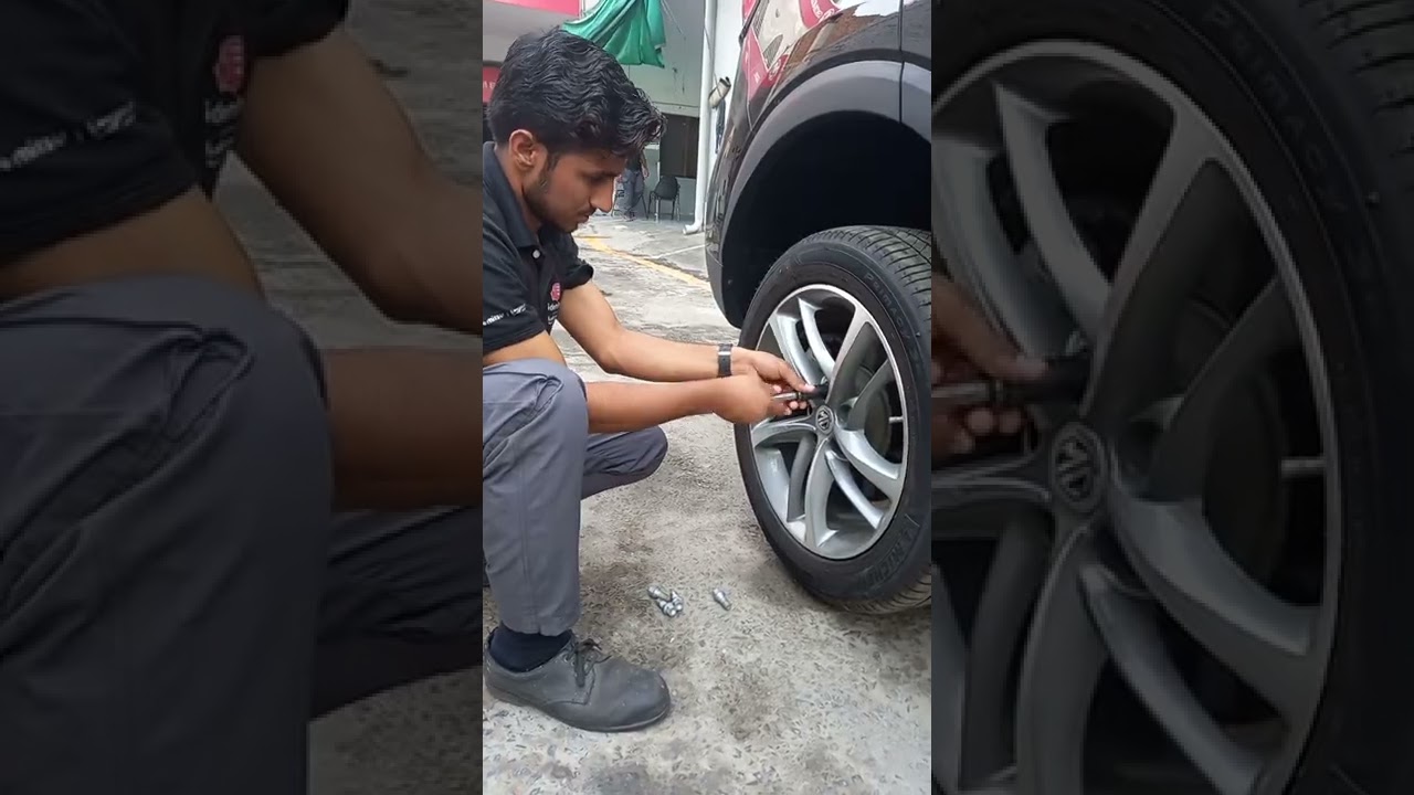 How could we remove wheel to the car, MG HS