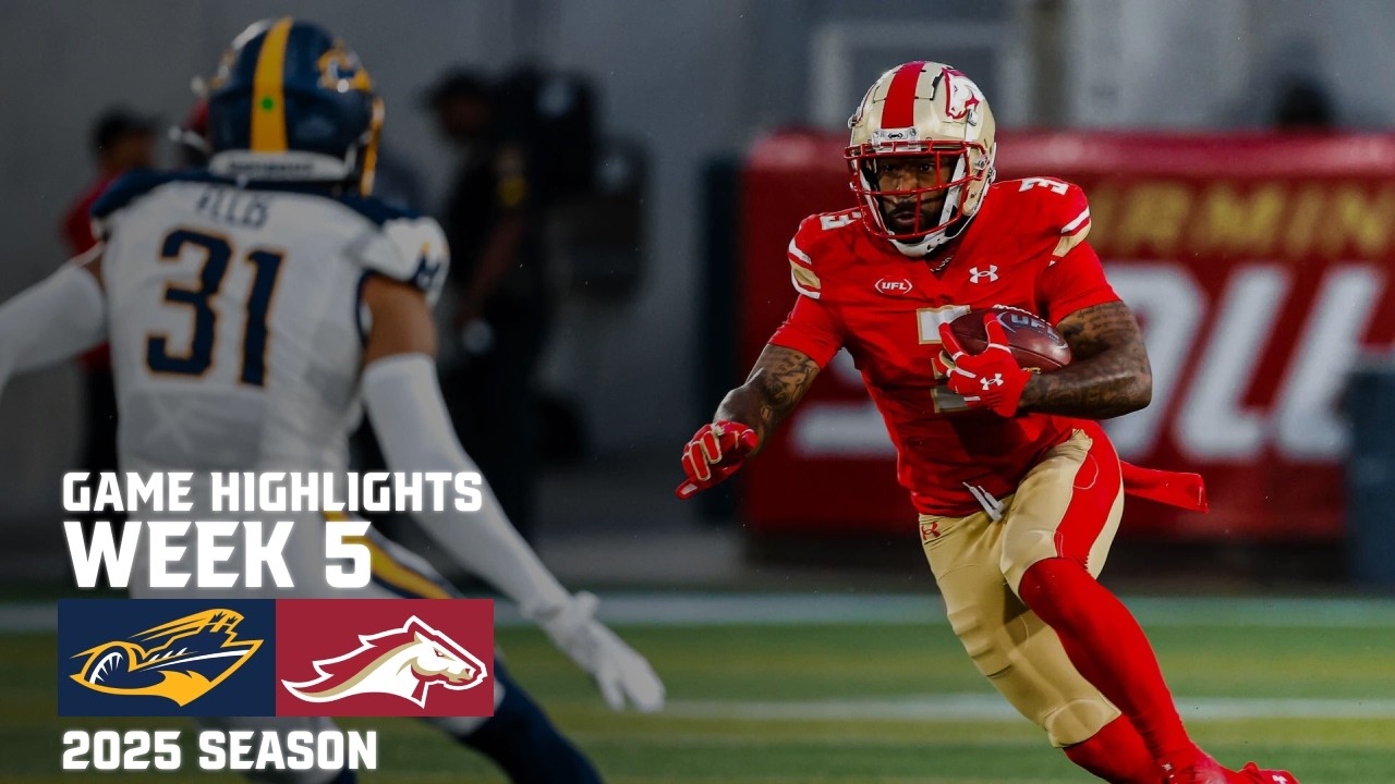 Memphis Showboats vs Birmingham Stallions | UFL Week 5 Highlights