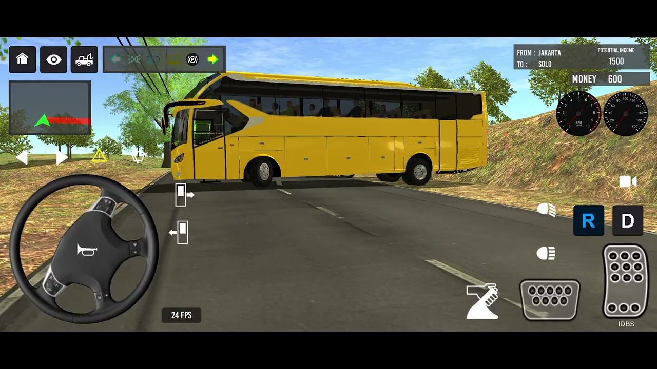 BUS GAME 🎯 ll euro trock simulator indonesia l 🔍 Bus simulator indonesia l 💥