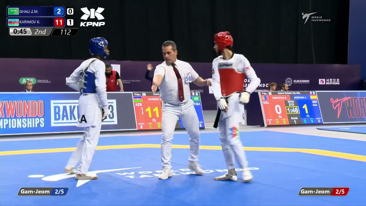 112 R32 Men  63kg KSA GHALI Z M  AZE KARIMOV K
