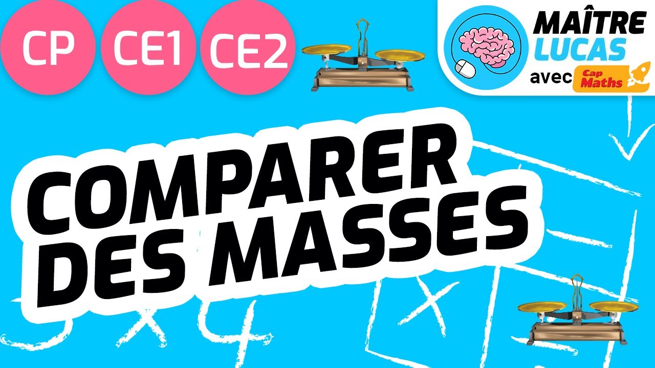 Comparer des masses CP - CE1- CE2 - Cycle 2 - Grandeurs et mesures - Maths