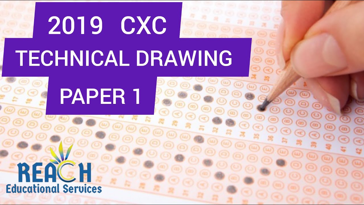 2019 CSEC Technical Drawing Paper 1