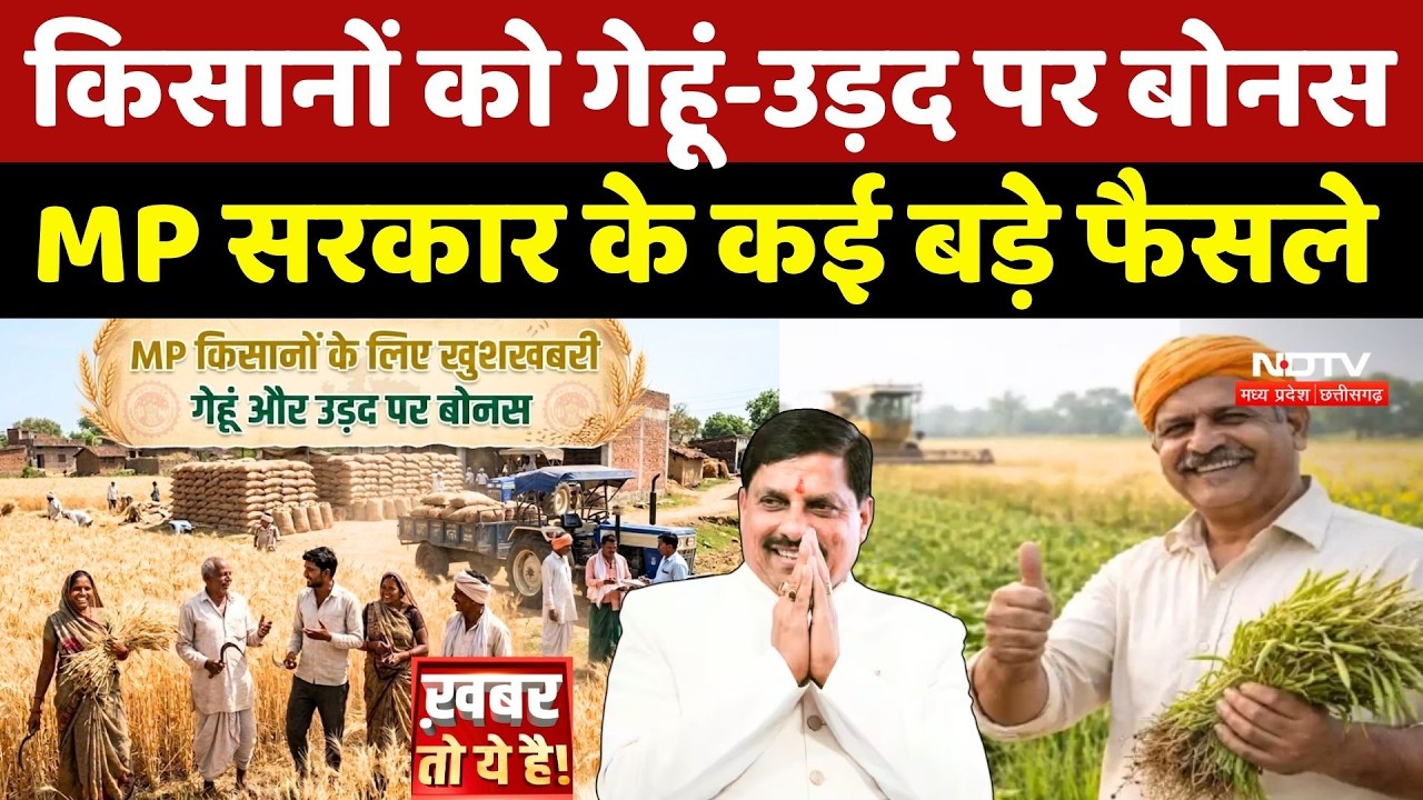 Mohan Cabinet Decisions: Farmers को गेहूं-उड़द पर बोनस, MP सरकार के कई बड़े फैसले | Top News
