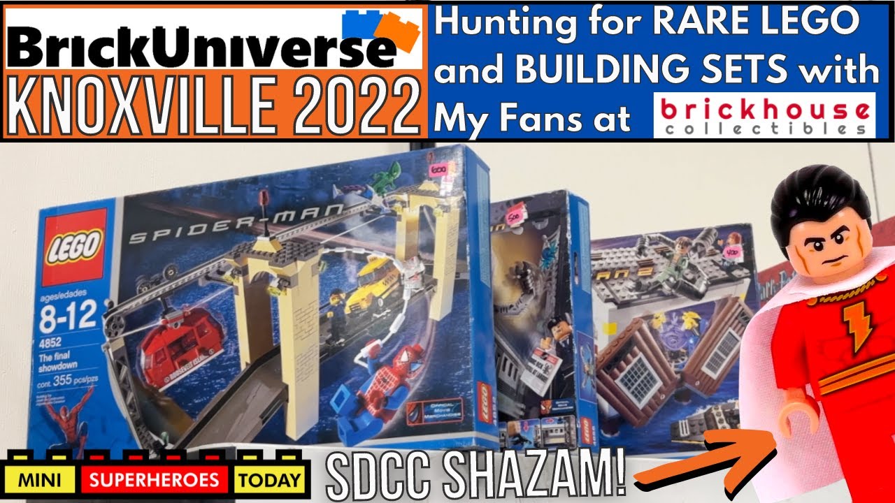 RARE LEGO at BrickUniverse Knoxville + BUILDING LEGO SETS with My Fans at BrickHouse Collectibles!