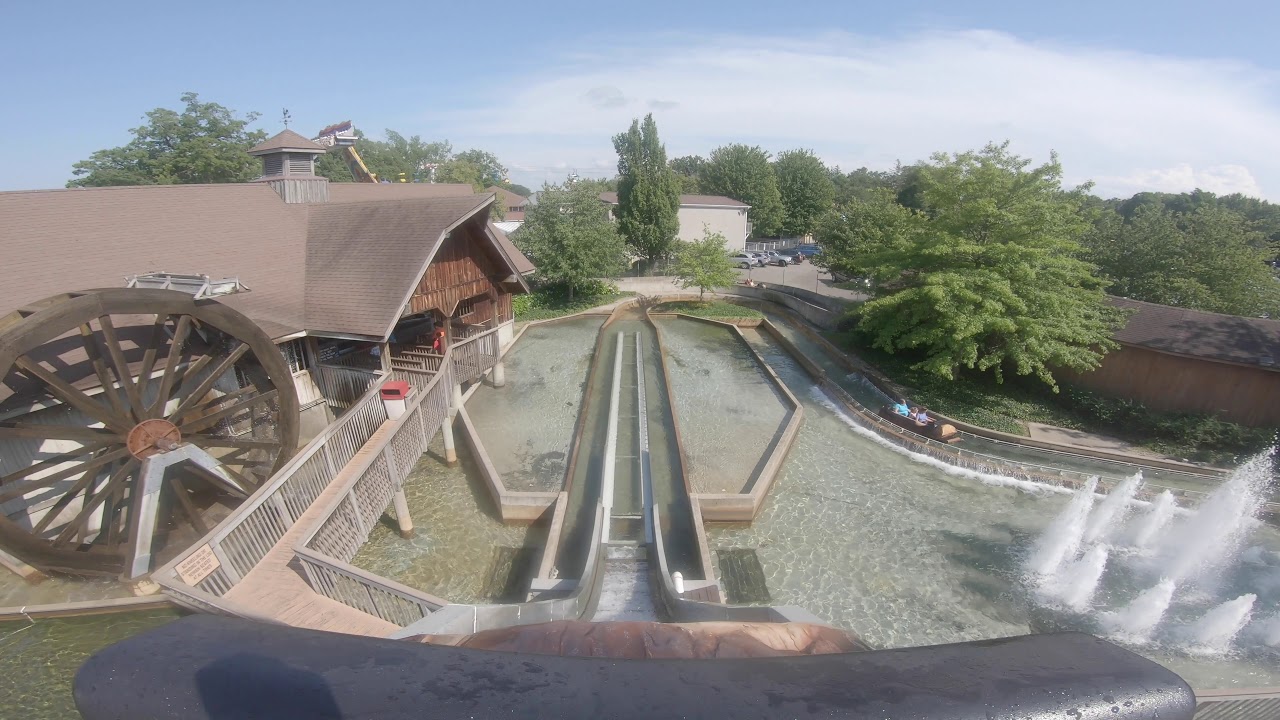 Thunder River Log Ride at Waldameer Theme Park Erie PA