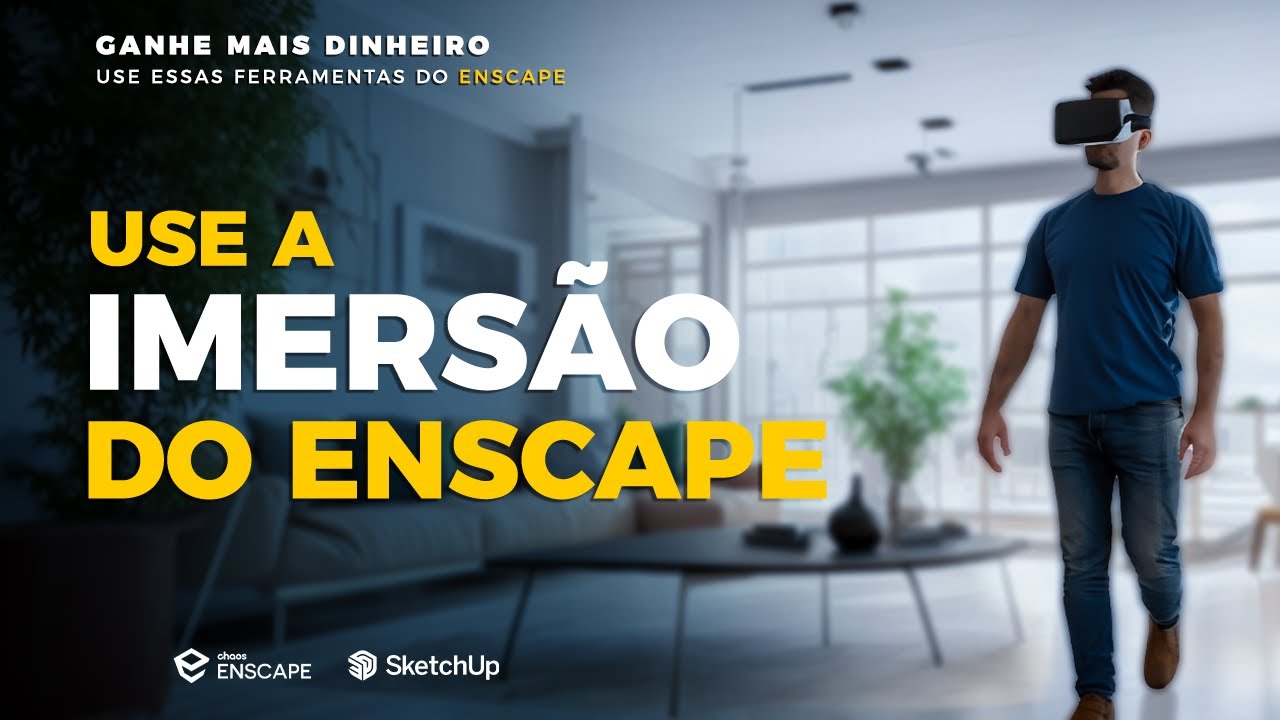 TUTORIAL: COMO USAR A IMERSÃO DO ENSCAPE #enscape #render #preset #3d #360