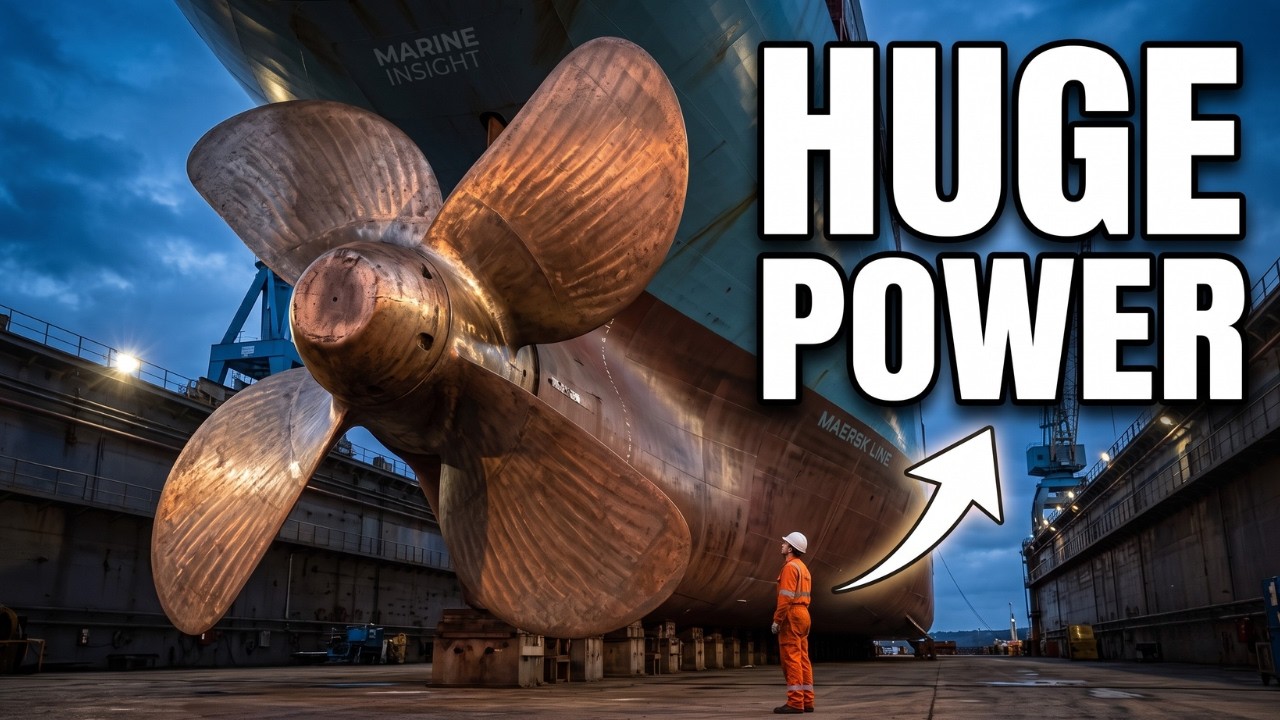 Biggest Ship propeller in the World - 2019