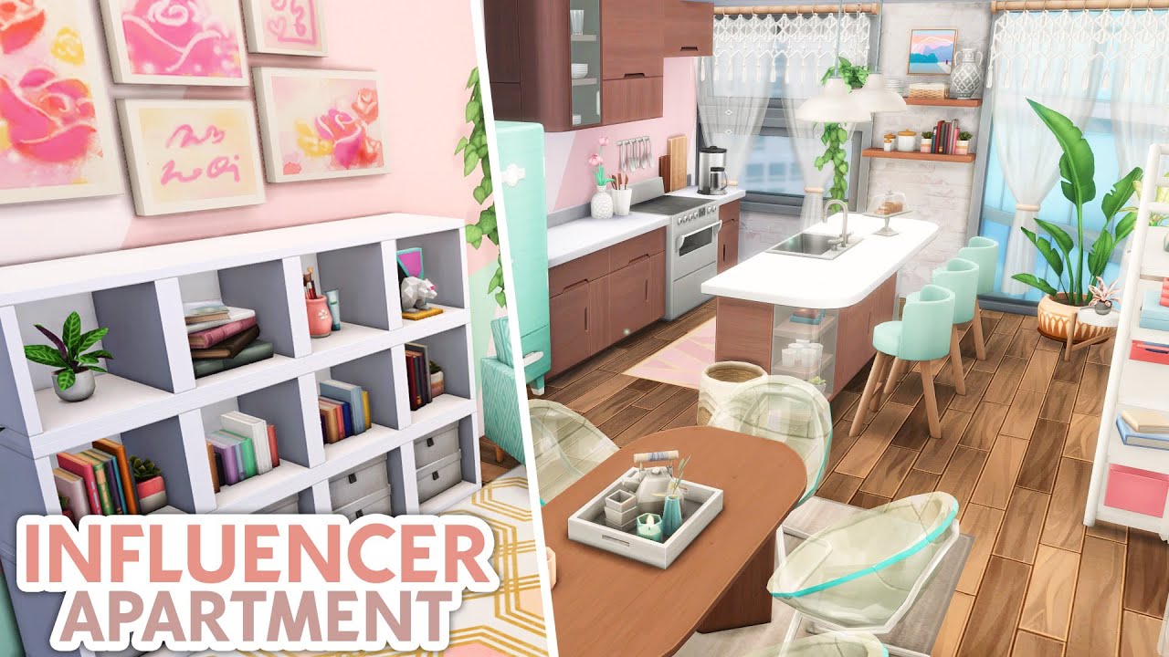 Квартира инфлюенсера в высотном здании // The Sims 4 Быстрая сборка: Ремонт квартиры