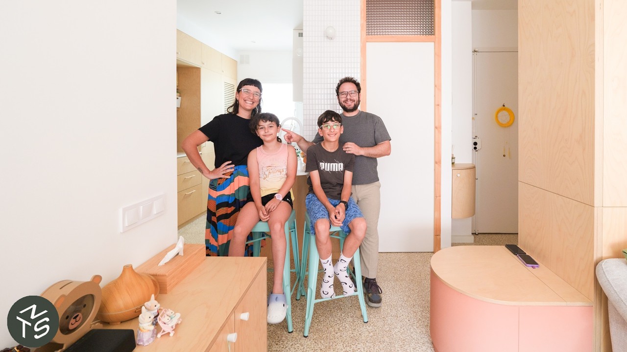 Smart Small Apartment Designed for a Family of Four, 58sqm/624sqft