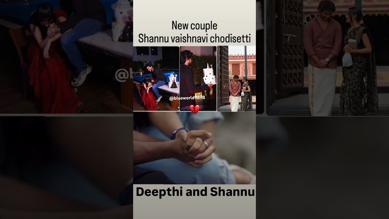 Deepthi and Shannu holding hands 💔 and now vaishnavi and Shannu 