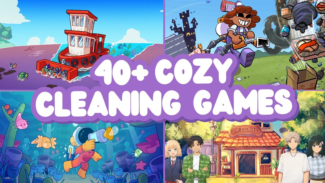 40+ уютных игр по уборке для бездумного гейминга🧼