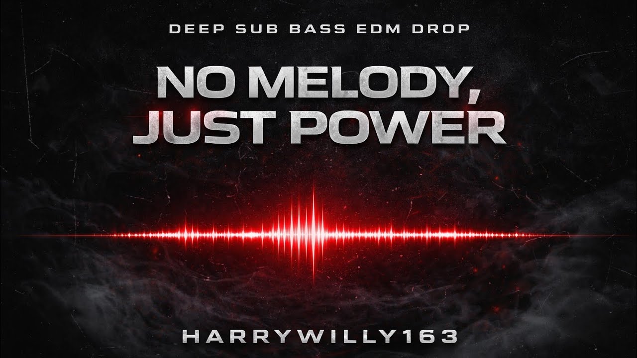 Deep Sub Bass EDM Drop – No Melody, Just Power