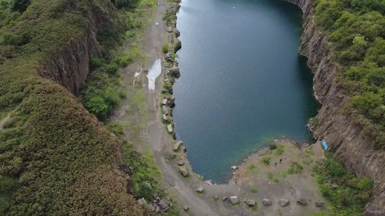 Abandoned Beauty from Above | Prestonhill Quarry Drone Footage | Inverkeithing, Scotland