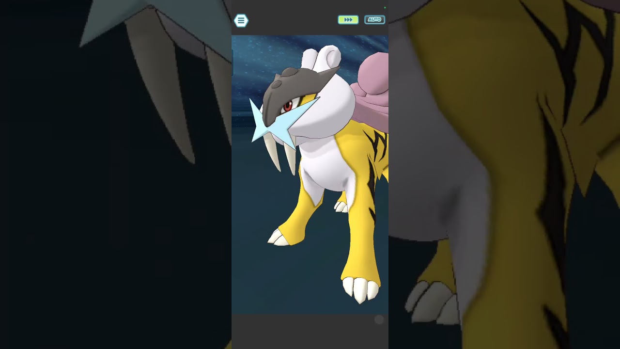 Pokémon Masters EX - 1/5 Academy Kris solos Raikou