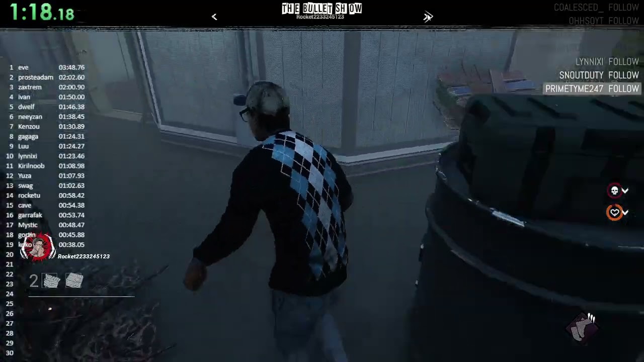 The Stand Off #26: Rocket (Dwight) vs Hopzye (GhostFace) - Time 3:09 - 2nd - 1v1 Ranking Event