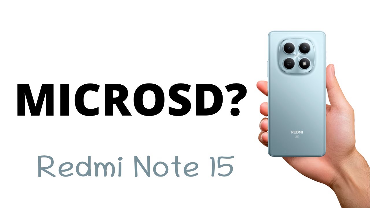 Redmi Note 15, tem entrada para MICRO SD? (Cartão de memória)