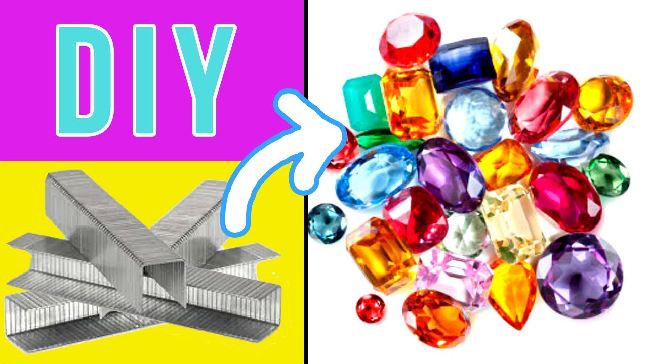Haz joyas usando grapas. Manualidades para vender