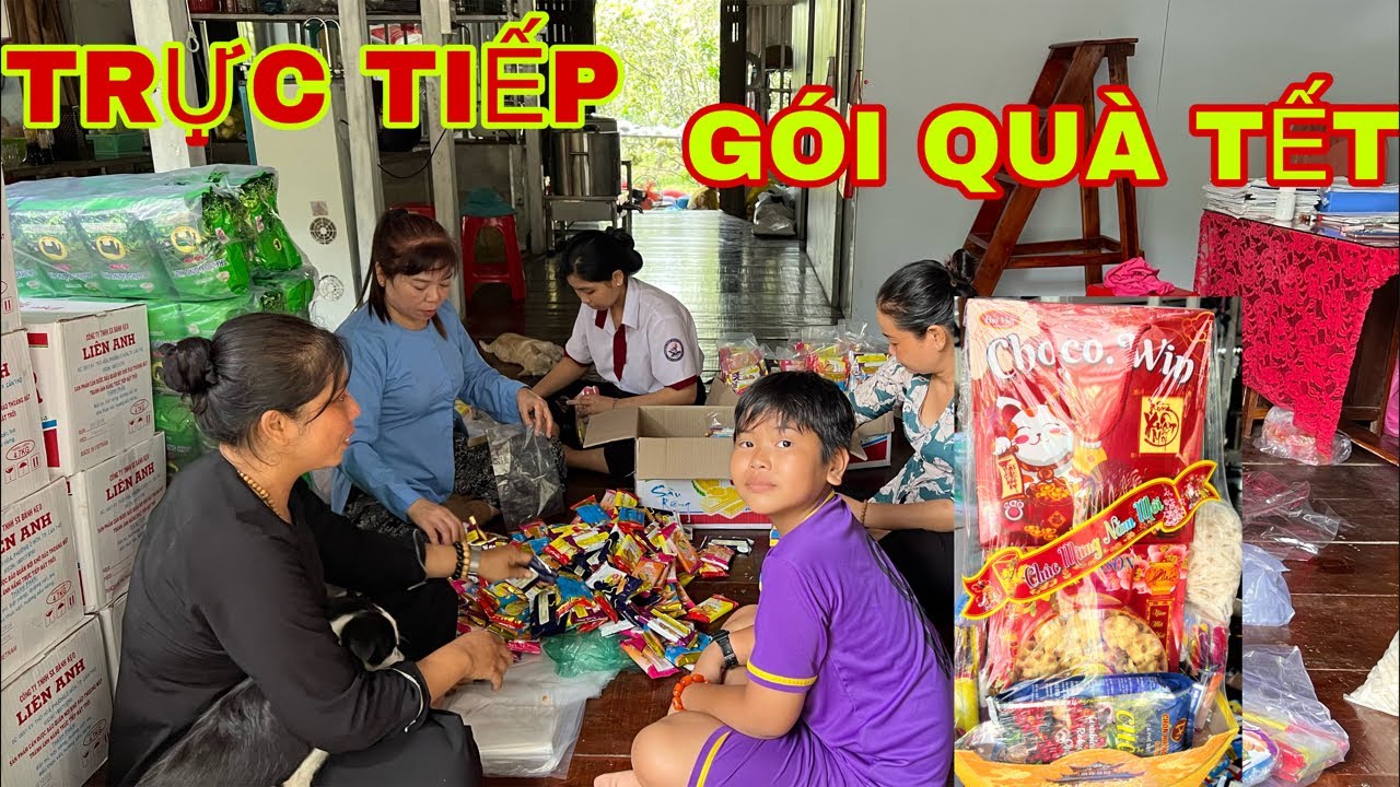 TRỰC TIẾP: GÓI QUÀ TẾT CHO BÀ CON