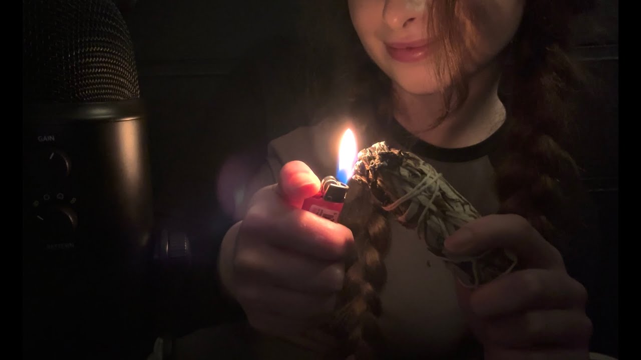 ASMR Whisper Ramble & Cleansing Your Energy 🌕♉︎🕯️⋆˙⟡