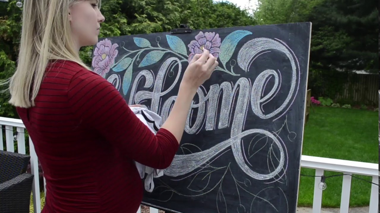 Welcome Chalkboard
