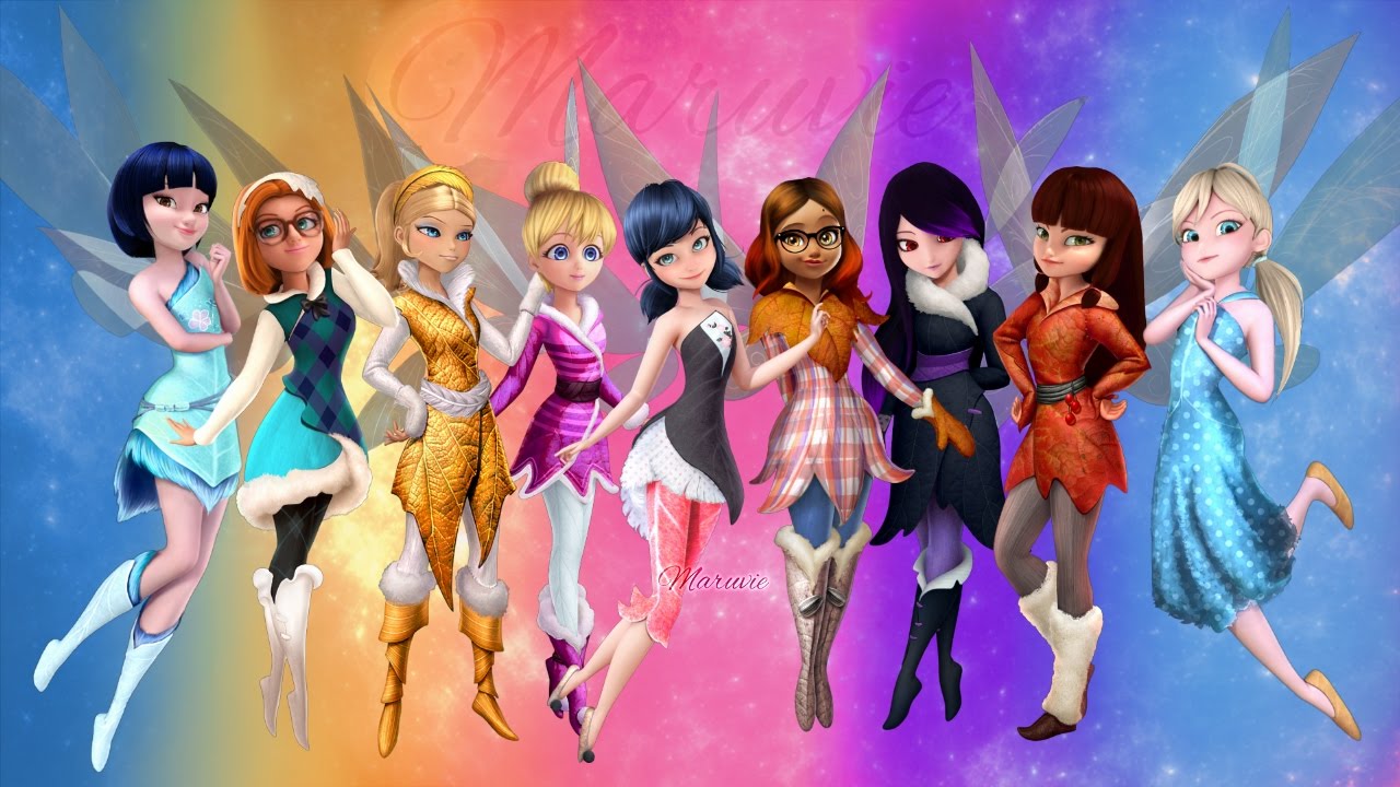 Christmas Fairies | All Miraculous Girls become Winter Fairies! Speededit