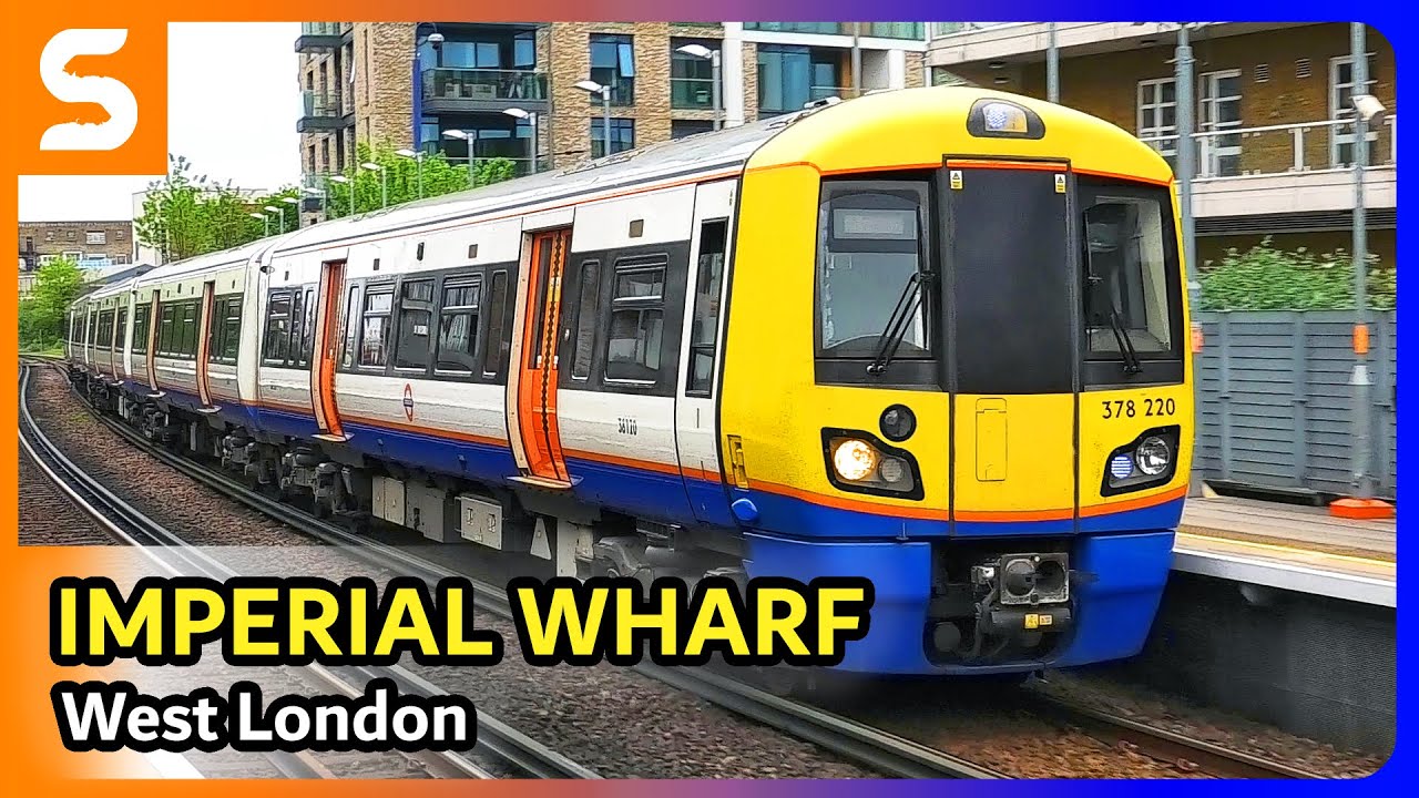 Trains at Imperial Wharf 23/04/2025