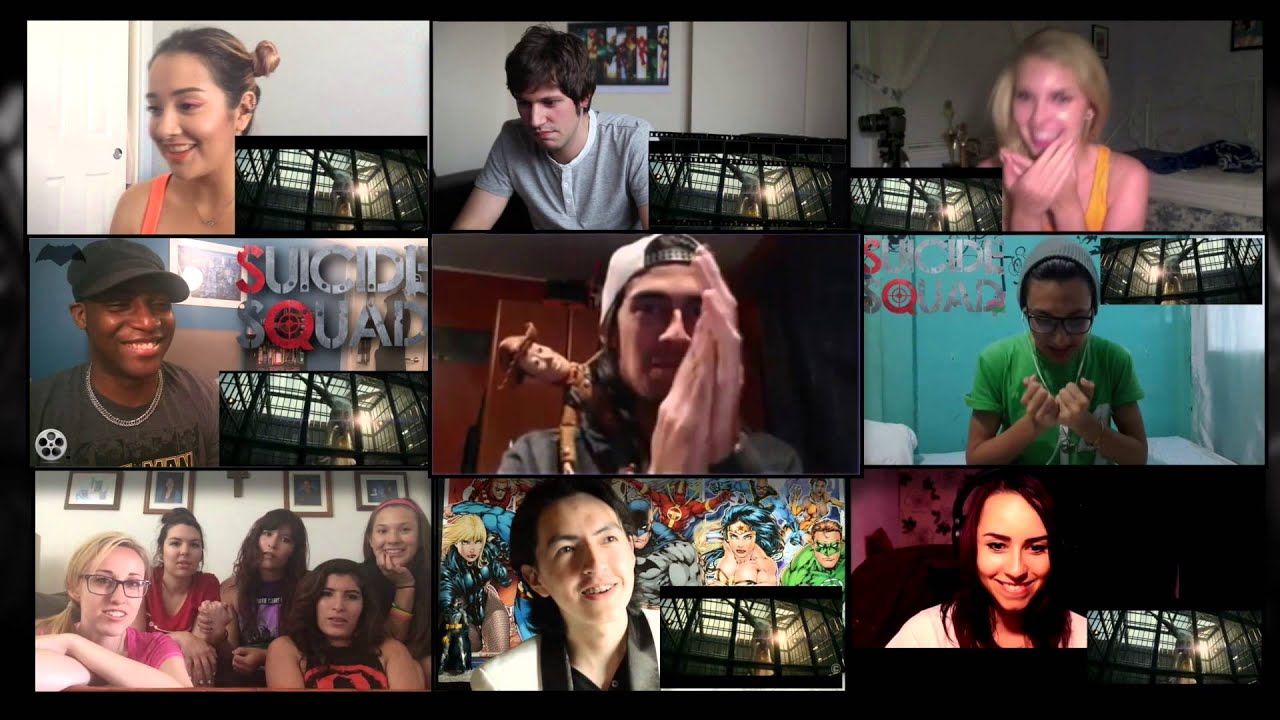 Suicide squad trailer reactions compilation