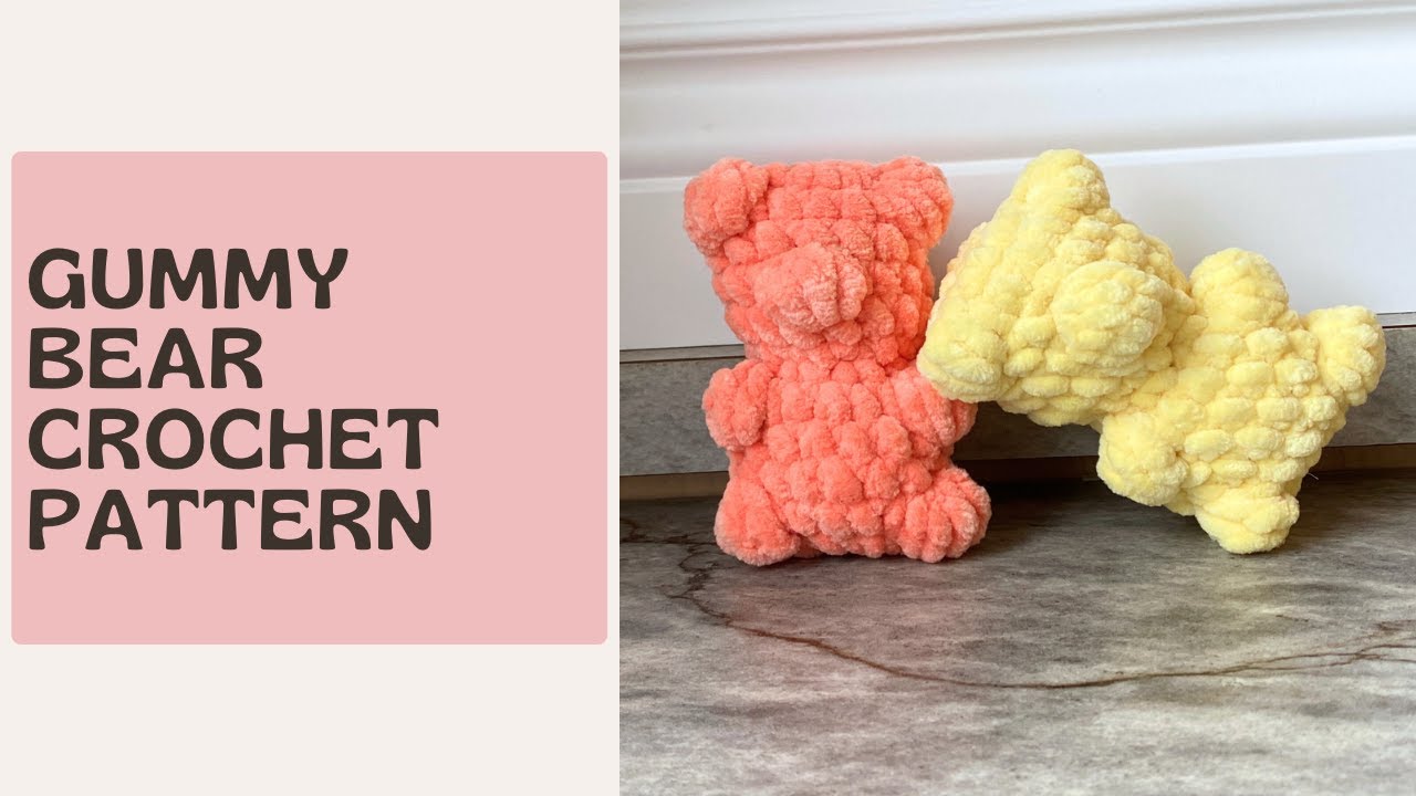 Gummy Bear Crochet Pattern | Cute Crochet Decor